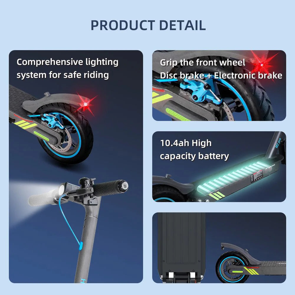 Trottinette Électrique Puissante et Intelligente | 500W, 32km/h, Autonomie 30km