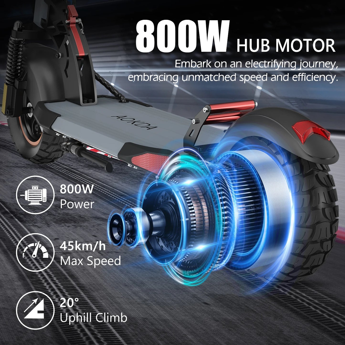 Trottinette Électrique 1000W – Batterie 48V, 60km d’Autonomie