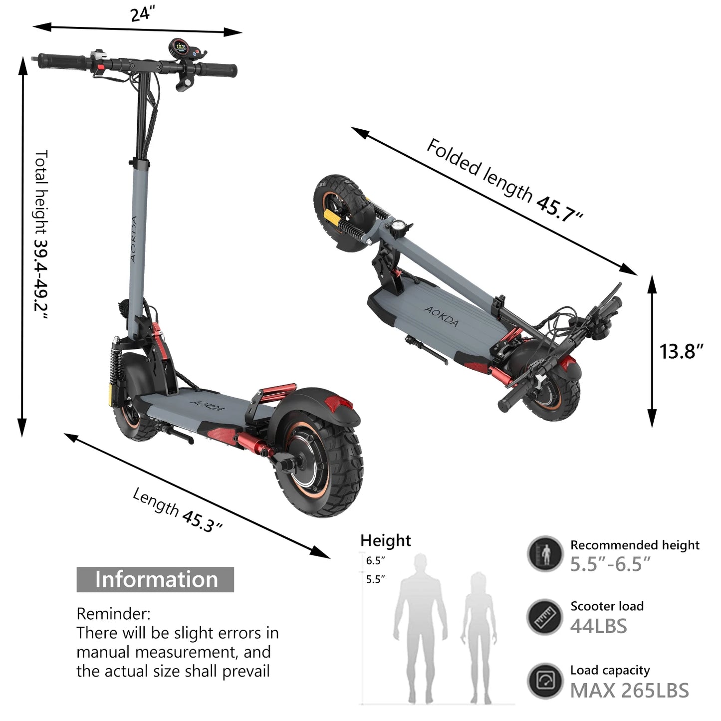 Trottinette Électrique 1000W – Batterie 48V, 60km d’Autonomie