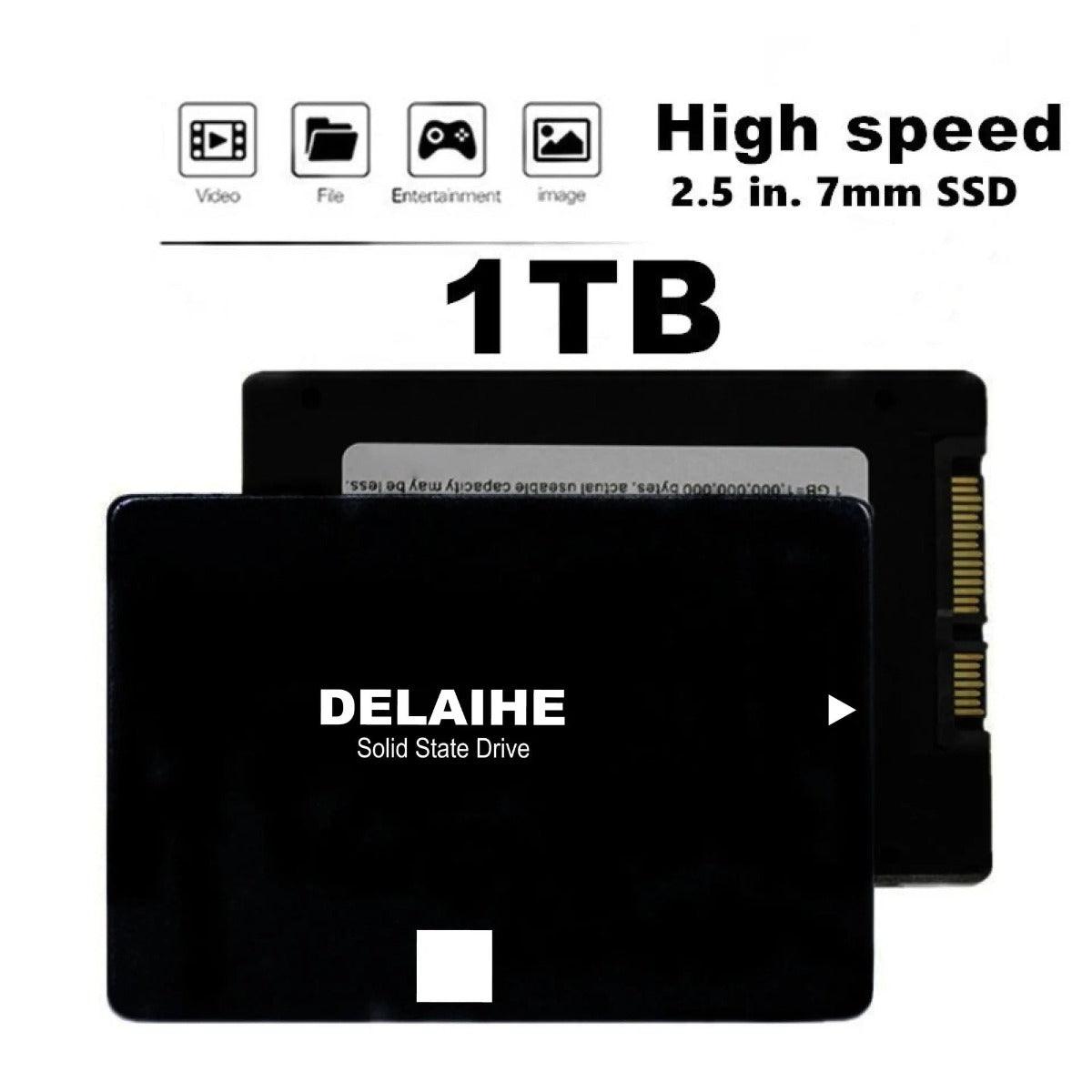 Disque dur SSD Interne SATA III 2.5 4TB pour pc portable te fixe - B-konnect