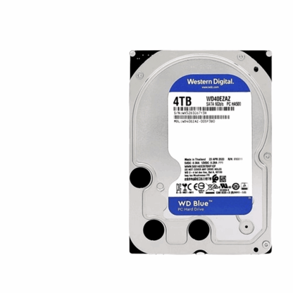 WD BLUE disque dur HDD SATA III 3.5" Grande capacité de stockage 4TO - B-konnect