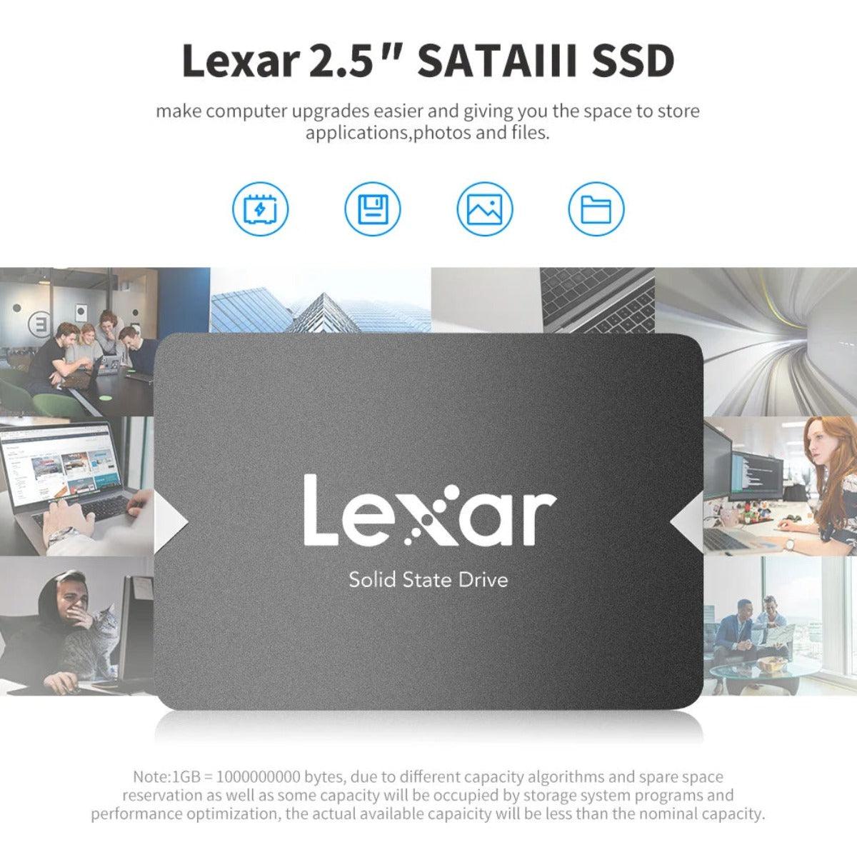 Lexar-Disque dur SSD Interne SATAIII 2.5'' stockage 2To haute vitesse - B-konnect