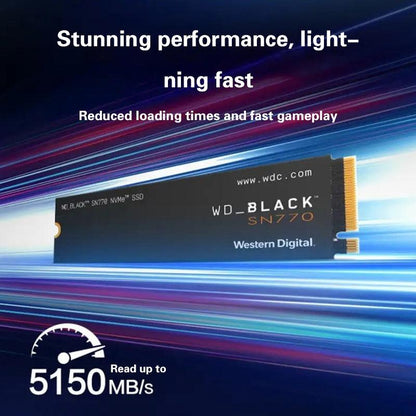 Disque SSD NVMe WD Black SN770 de 2 To de WESTERN DIGITAL - B-konnect