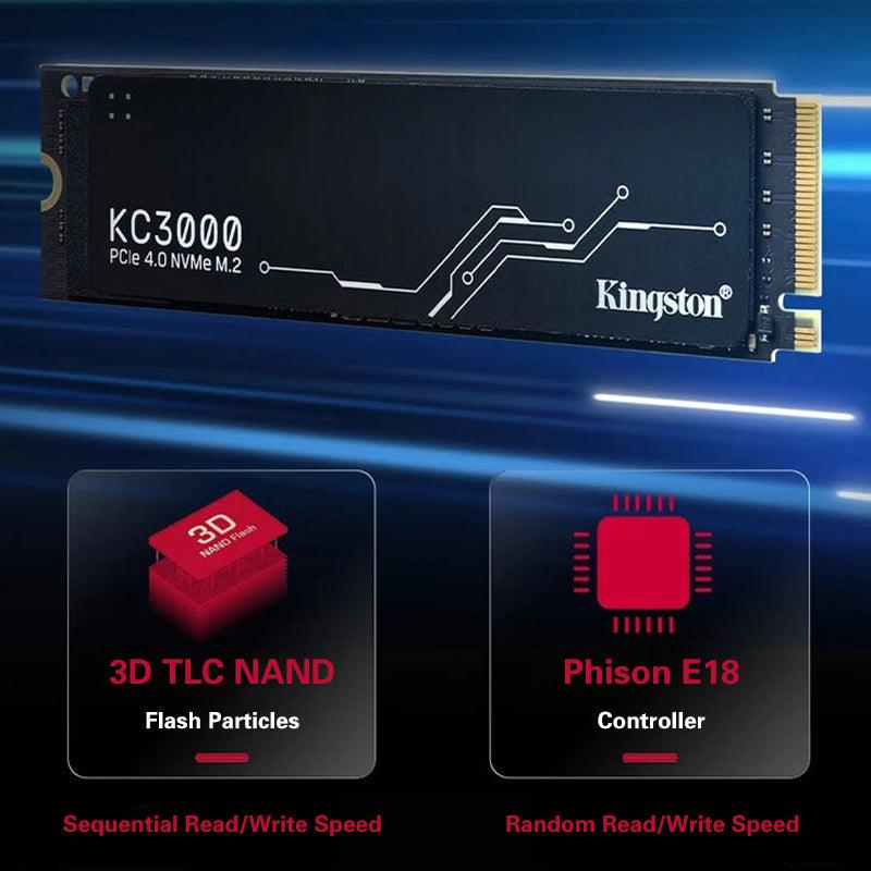 SSD Kingston M.2 NVMe - Ultra-rapide pour PS5 et PC - B-konnect