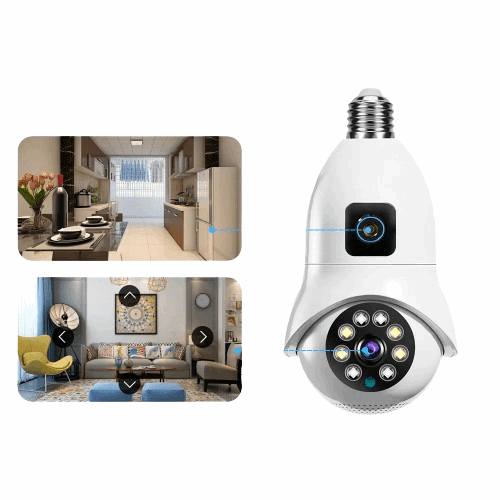 Caméra WiFi à double objectif | Night Vision Camera | B-konnect