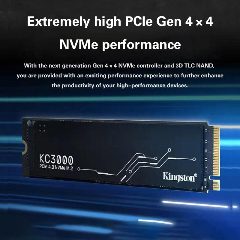 SSD Kingston M.2 NVMe - Ultra-rapide pour PS5 et PC - B-konnect