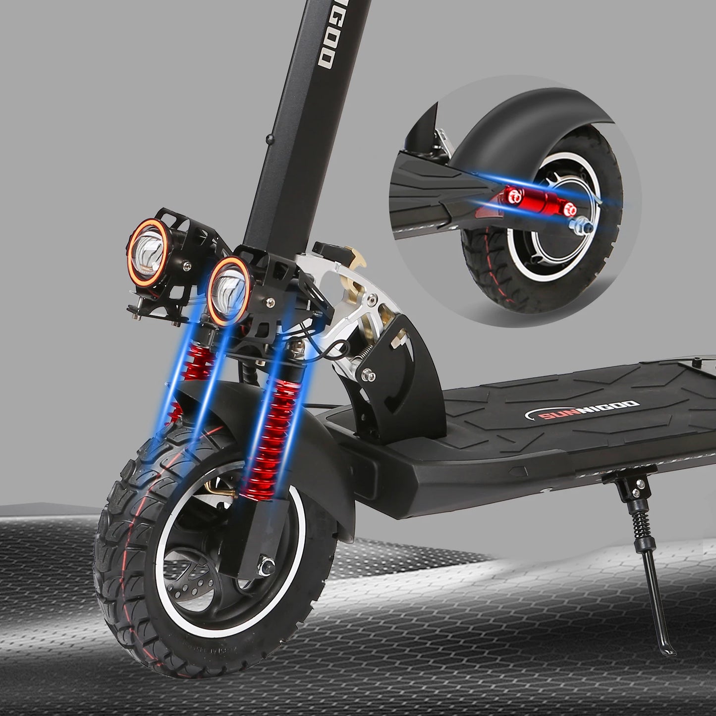 Trottinette Électrique Adulte – 800W, Batterie 48V 13Ah, 45km/h,