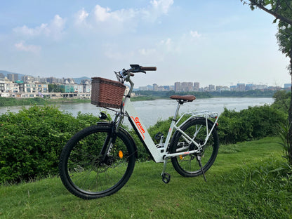 Vélo Électrique – 250W, Batterie 48V, Autonomie 80km, 26", Freins à Disque