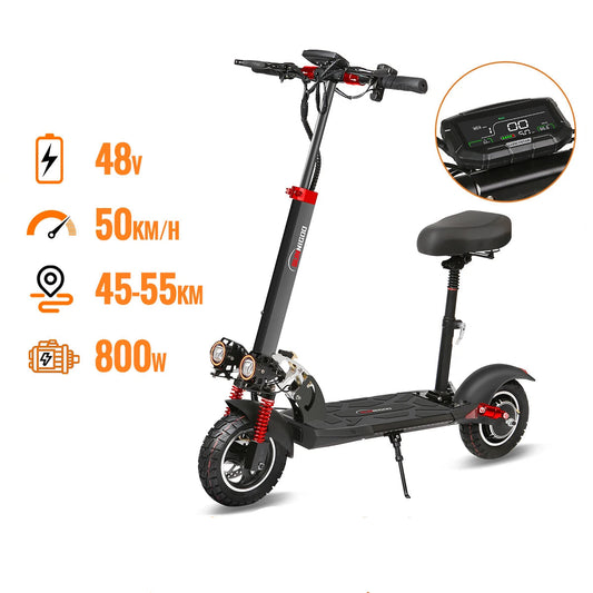 Trottinette Électrique Adulte – 800W, Batterie 48V 13Ah, 45km/h,