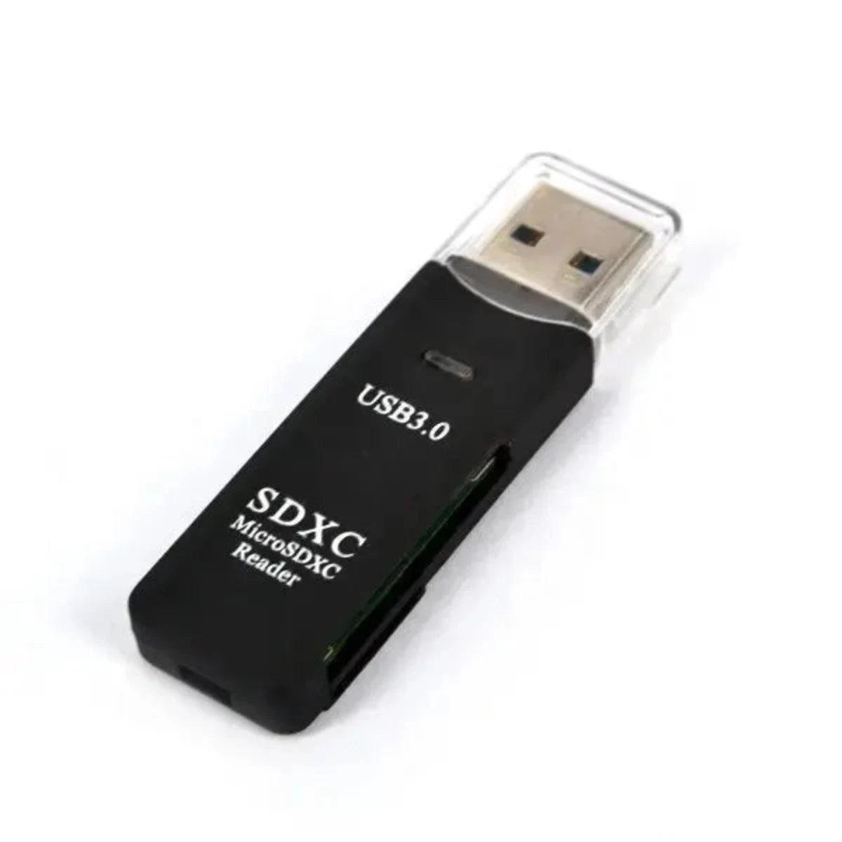 Lecteur de cartes Mini USB 3.0 Micro SD TF haute vitesse 2 en 1 - B-konnect