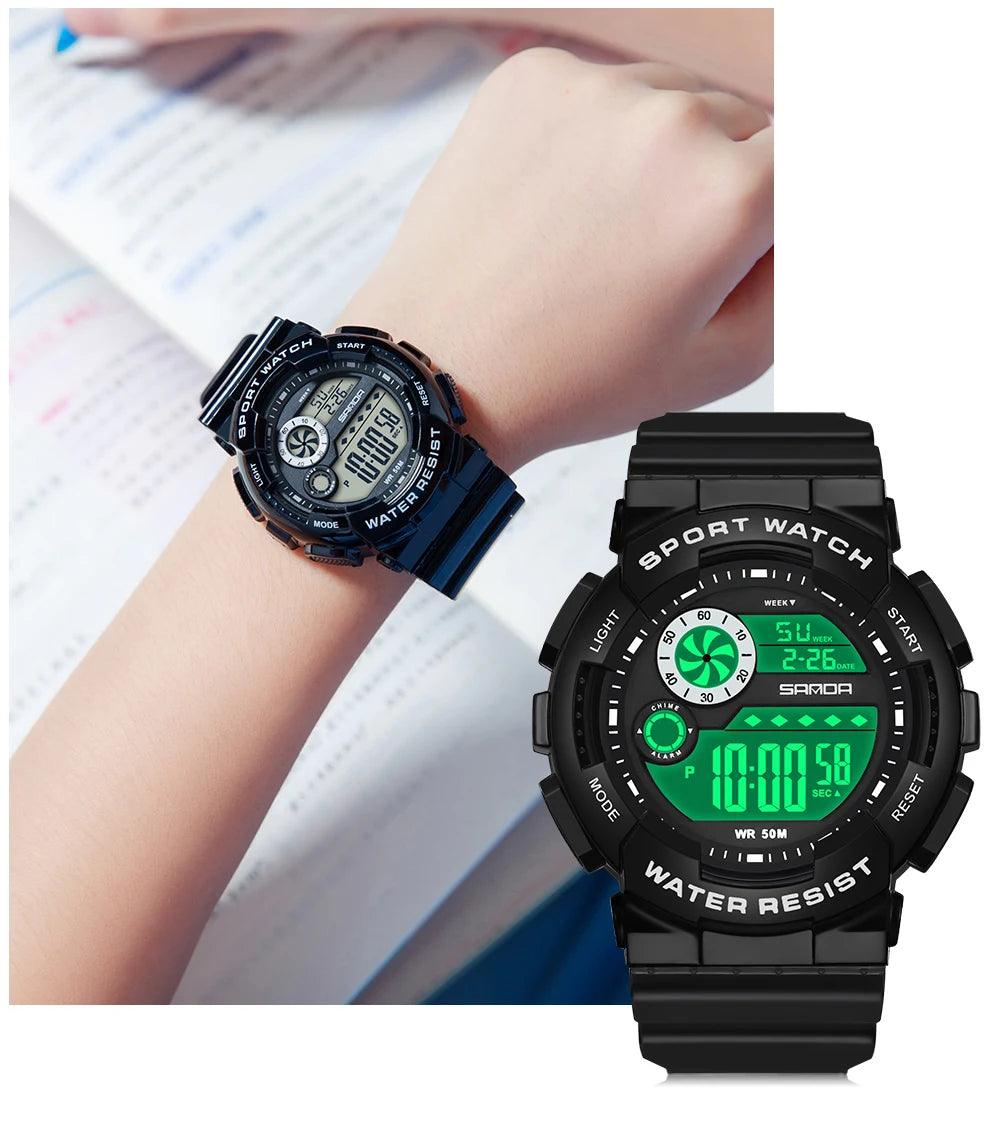 Montre de sport numérique robuste et polyvalente - B-konnect