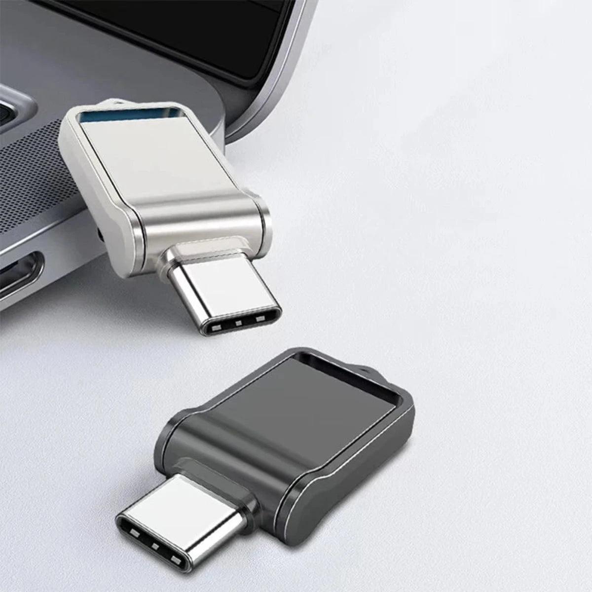 Clé USB Métal Type-C 1TB/2TB - Haute Vitesse OTG 3.0 - B-konnect