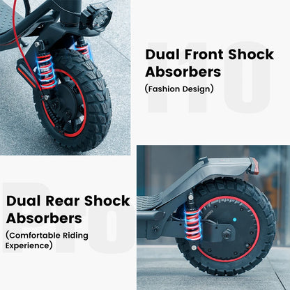 Trottinette Électrique iScooter I10 Pro – 800W, 45 km/h, 60 km d’Autonomie, Pliable