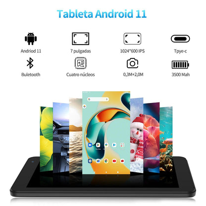 Tablette Android 7 pouces ultra-portable + Housse de protection - B-konnect