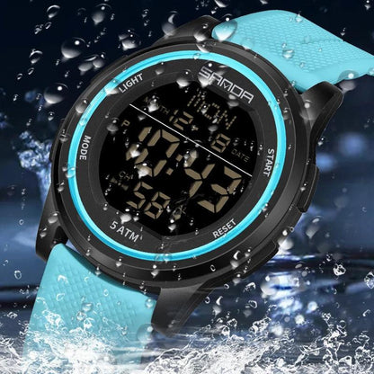 Montre Militaire Homme Sport Extérieur, Étanche, Multifonctionnelle, Lumineuse et Digitale - B-konnect