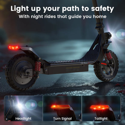 Trottinette Électrique iScooter I10 Pro – 800W, 45 km/h, 60 km d’Autonomie, Pliable