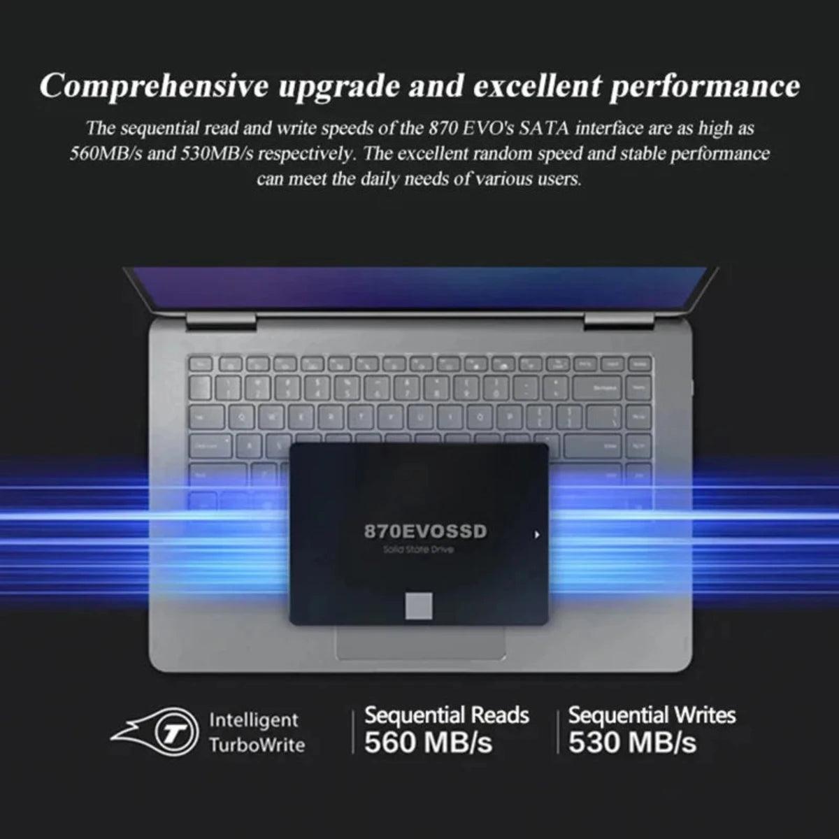 Disque SSD SATA III 2.5'' 870 EVO 1TB à 4TB Externe & Interne - B-konnect