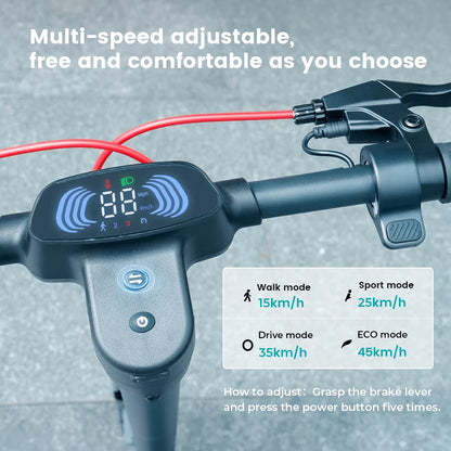 Trottinette Électrique iScooter I10 Pro – 800W, 45 km/h, 60 km d’Autonomie, Pliable