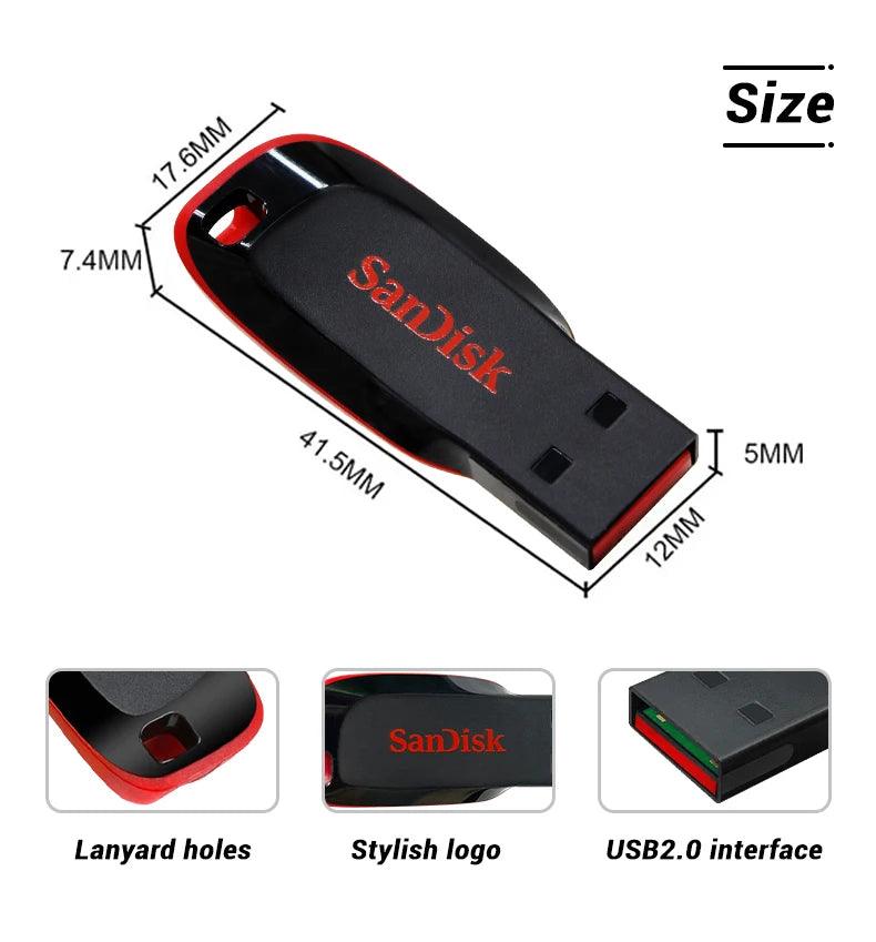 SanDisk CZ50 – Clé USB 2.0 Fiable et Compacte - B-konnect