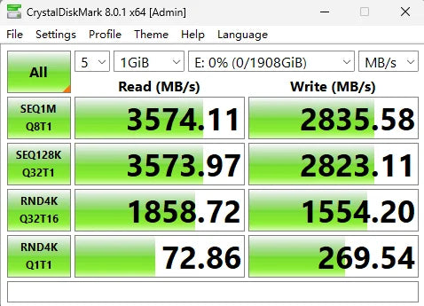 SSD interne ORICO PCIe Gen3x4 NVMe M.2 2280