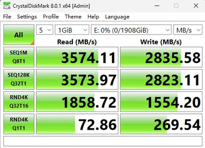 SSD interne ORICO PCIe Gen3x4 NVMe M.2 2280