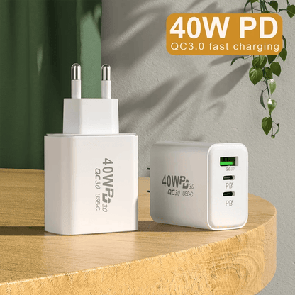 Chargeur rapide 65 W | Chargeur de téléphone 65 W | B-konnect