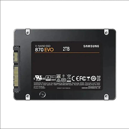 Samsung Disque dur SSD SATA III 2.5 pouce, 870EVO 2TB - B-konnect