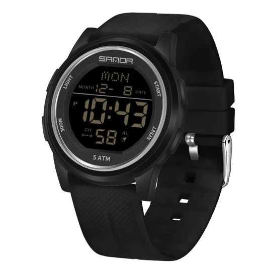 Montre Militaire Homme Sport Extérieur, Étanche, Multifonctionnelle, Lumineuse et Digitale - B-konnect