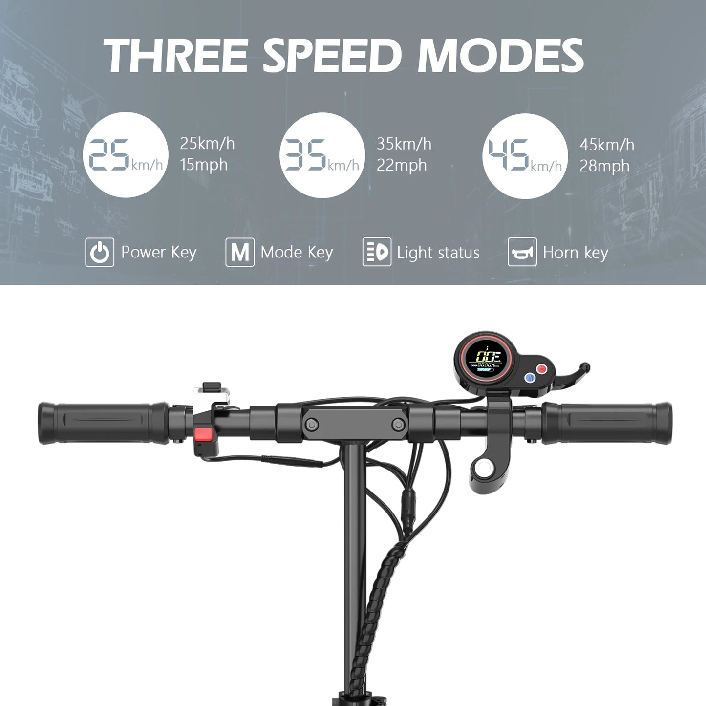 Trottinette Électrique 1000W – Batterie 48V, 60km d’Autonomie