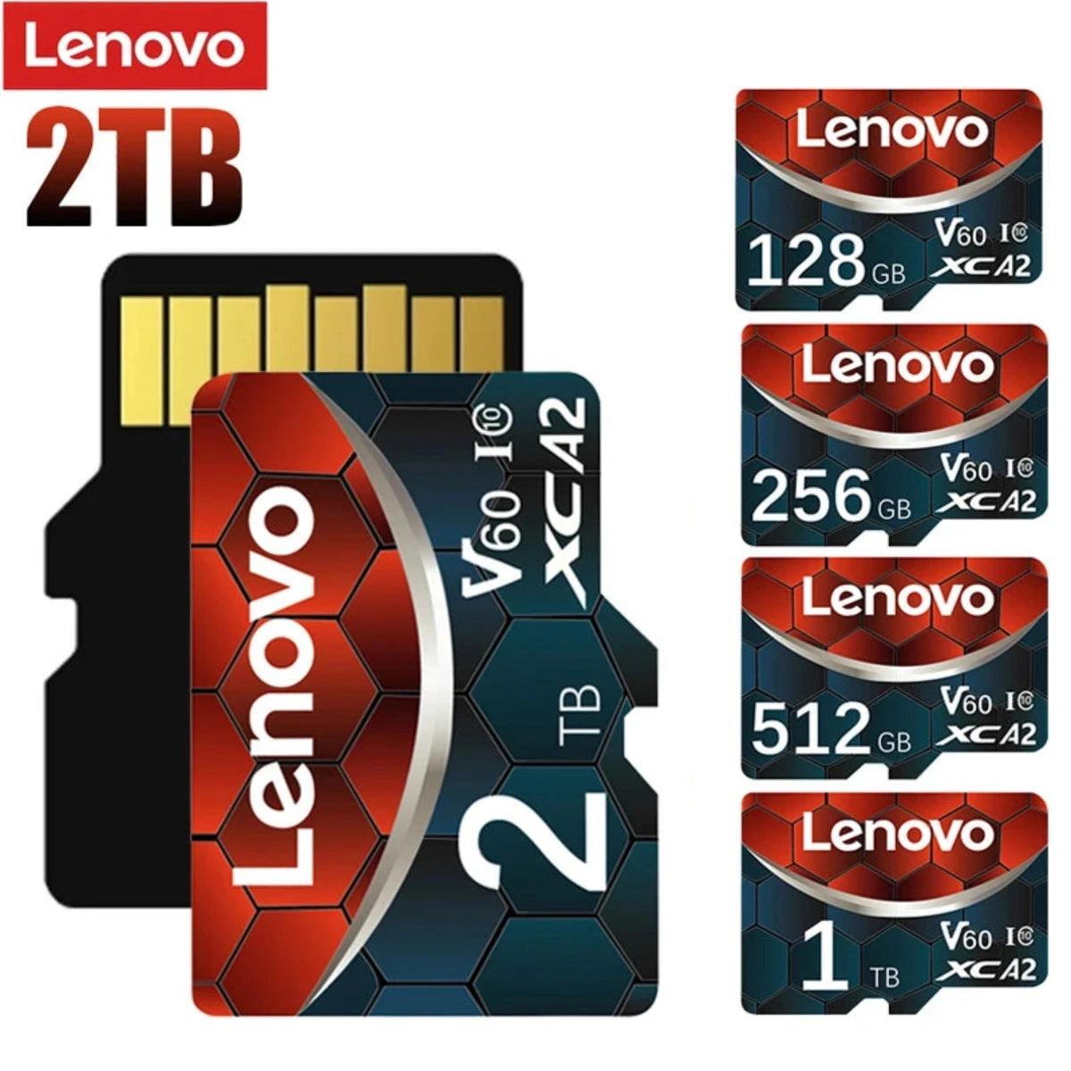 Lenovo carte mémoire SD, 2 TO de stockage - B-konnect