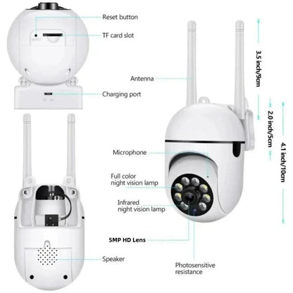 Caméra Wi-Fi 8MP | Caméra de surveillance Wi-Fi | B-konnect