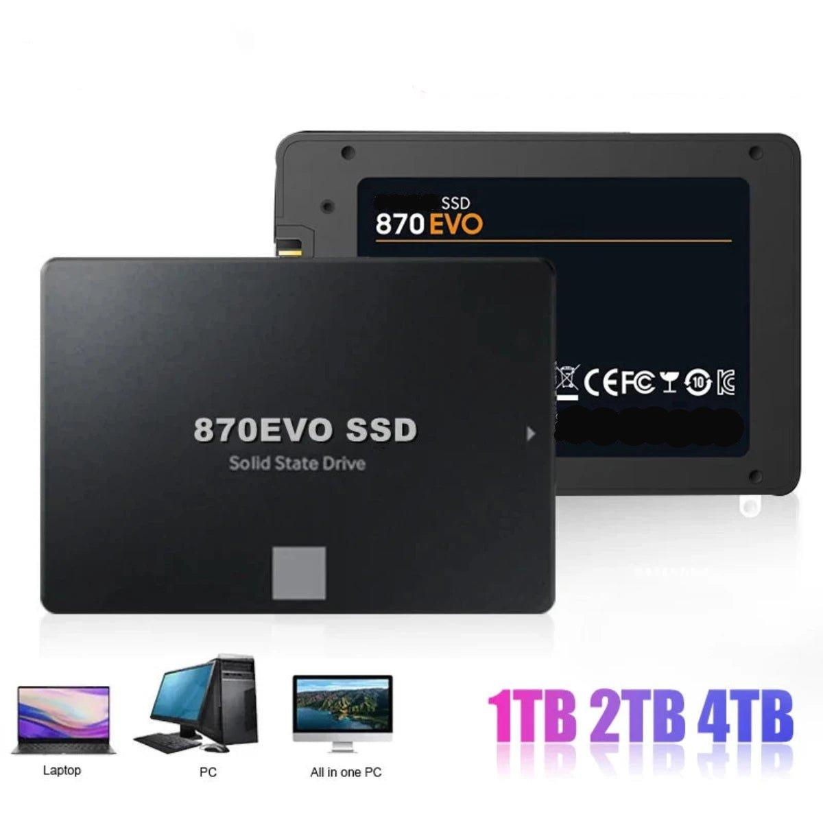 Disque SSD SATA III 2.5'' 870 EVO 1TB à 4TB Externe & Interne - B-konnect