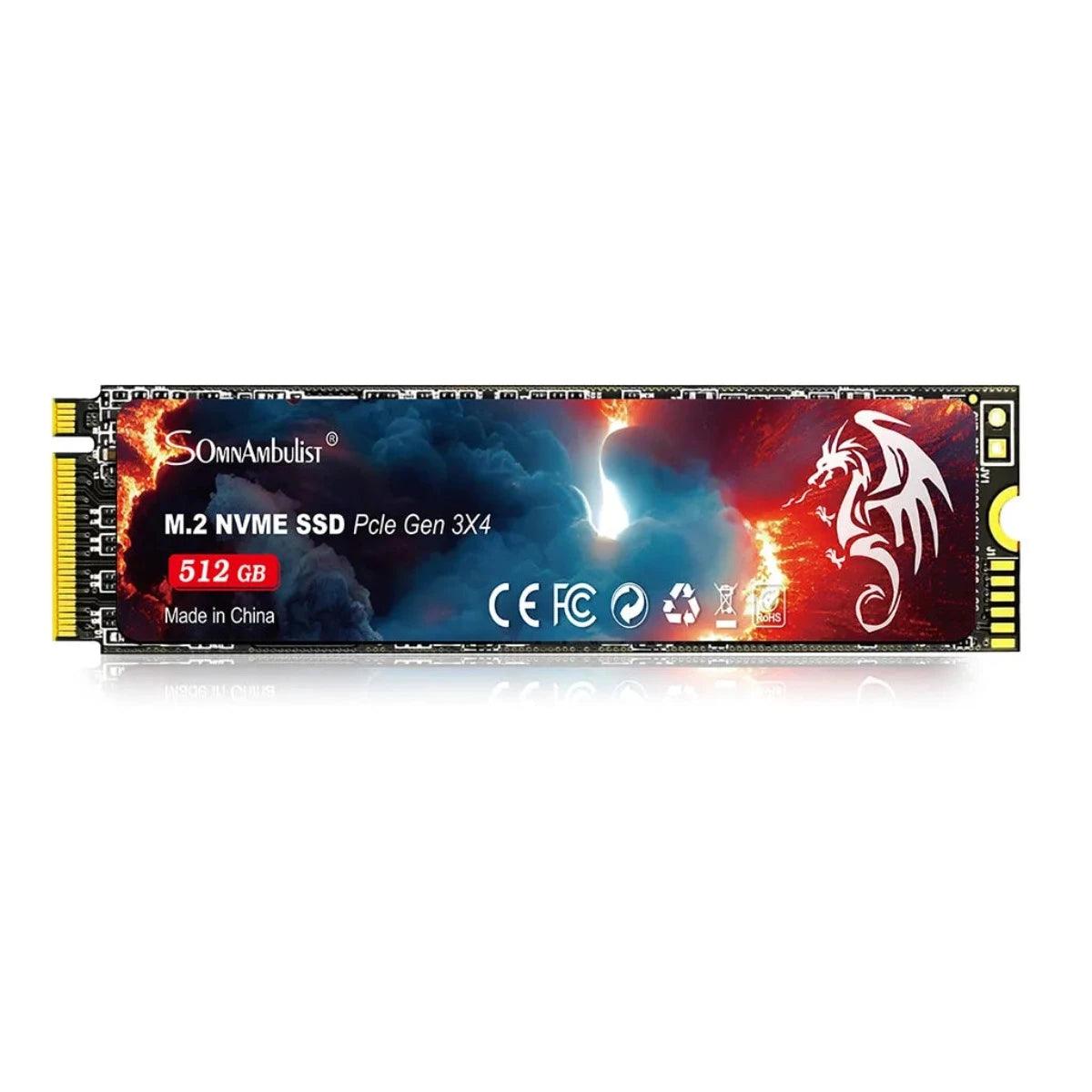 Disque Dur Interne SSD NVMe M2 2280 PCIe Gen.4.0 pour Ordinateur Portable et fixe 1To - B-konnect