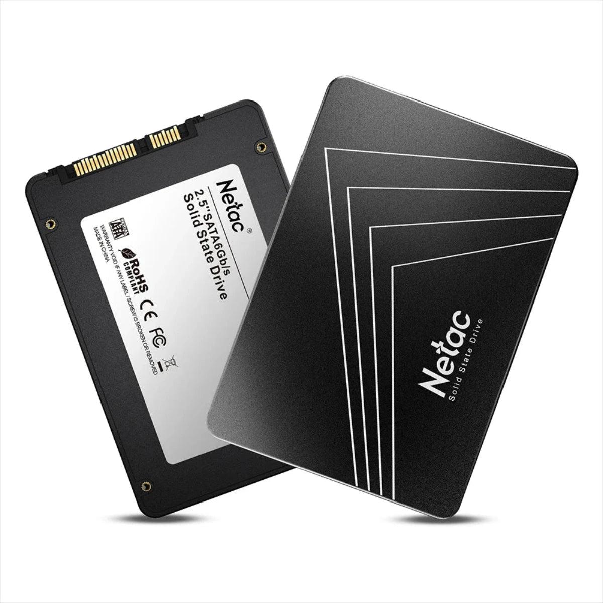 Netac SATA SSD 128GB à 2TB – Disque rapide pour PC & Laptop - B-konnect