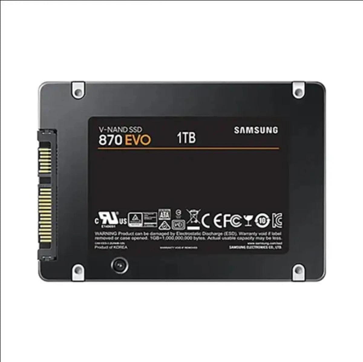 Samsung Disque dur SSD SATA III 2.5 pouce, 870EVO 2TB - B-konnect