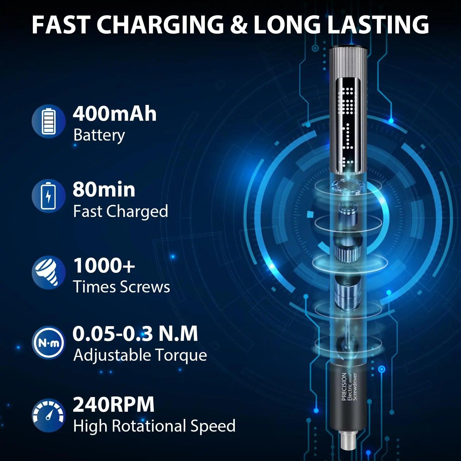 Jeu de tournevis de précisions électrique 59 en 1 Magnétiques - B-konnect