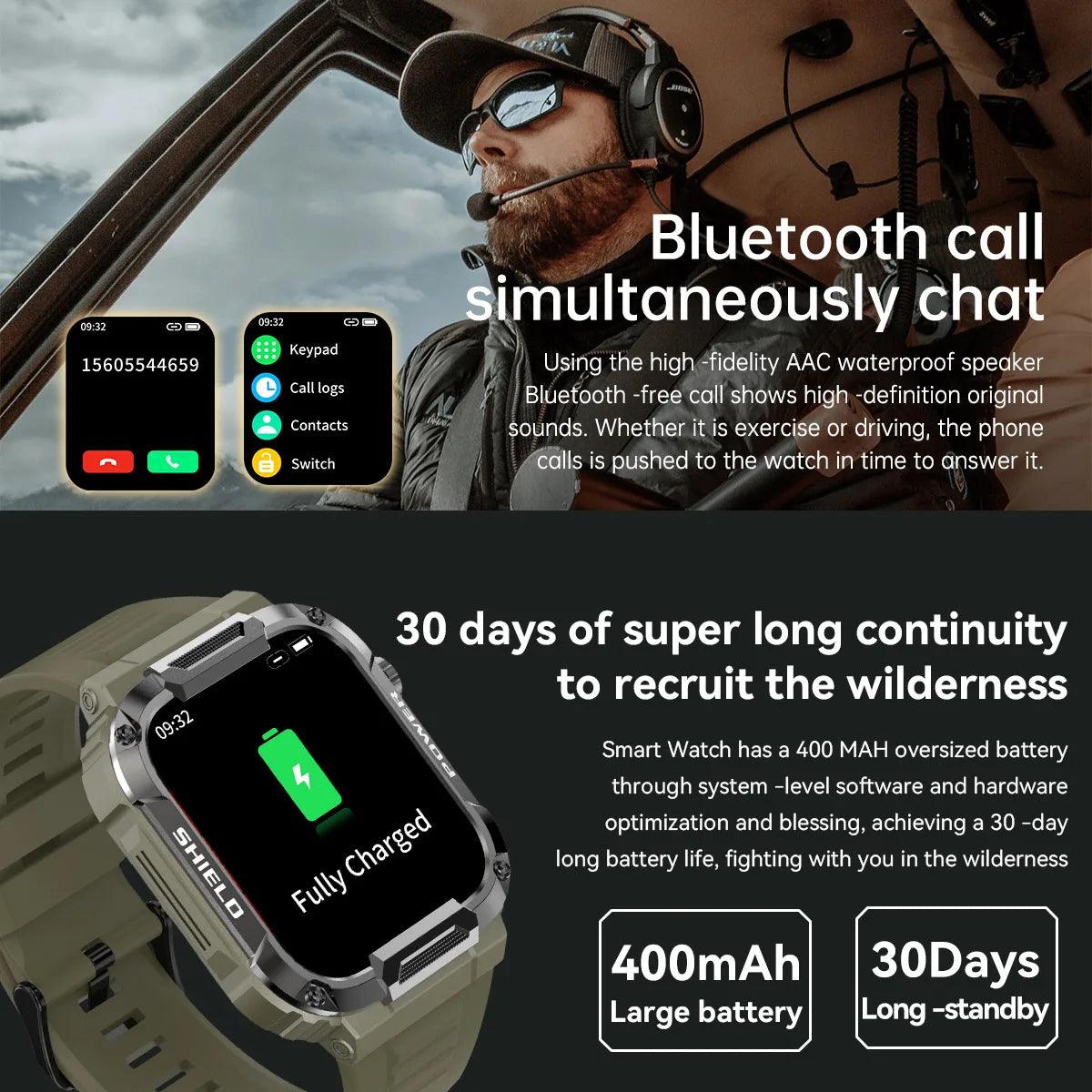 Montre Intelligente Militaire CRTORRS 2024 - B-konnect