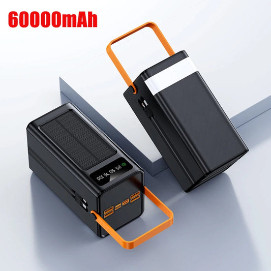 Batterie Externe Solaire Multifonction 50000mAh / 60000mAh