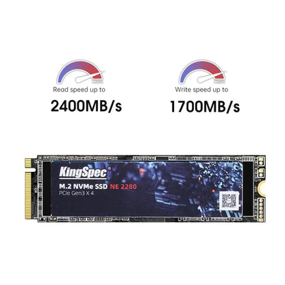 KingSpec SSD M.2 NVMe PCIe 3.0 - 128GB à 2TB Haute Performance - B-konnect