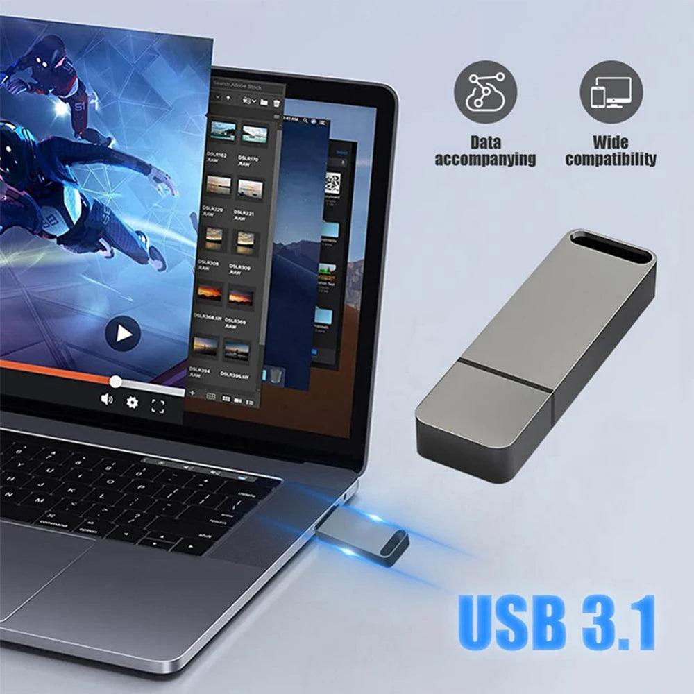 Clé USB 3.1 ultra-grande capacité 2To Lecteurs flash USB - B-konnect