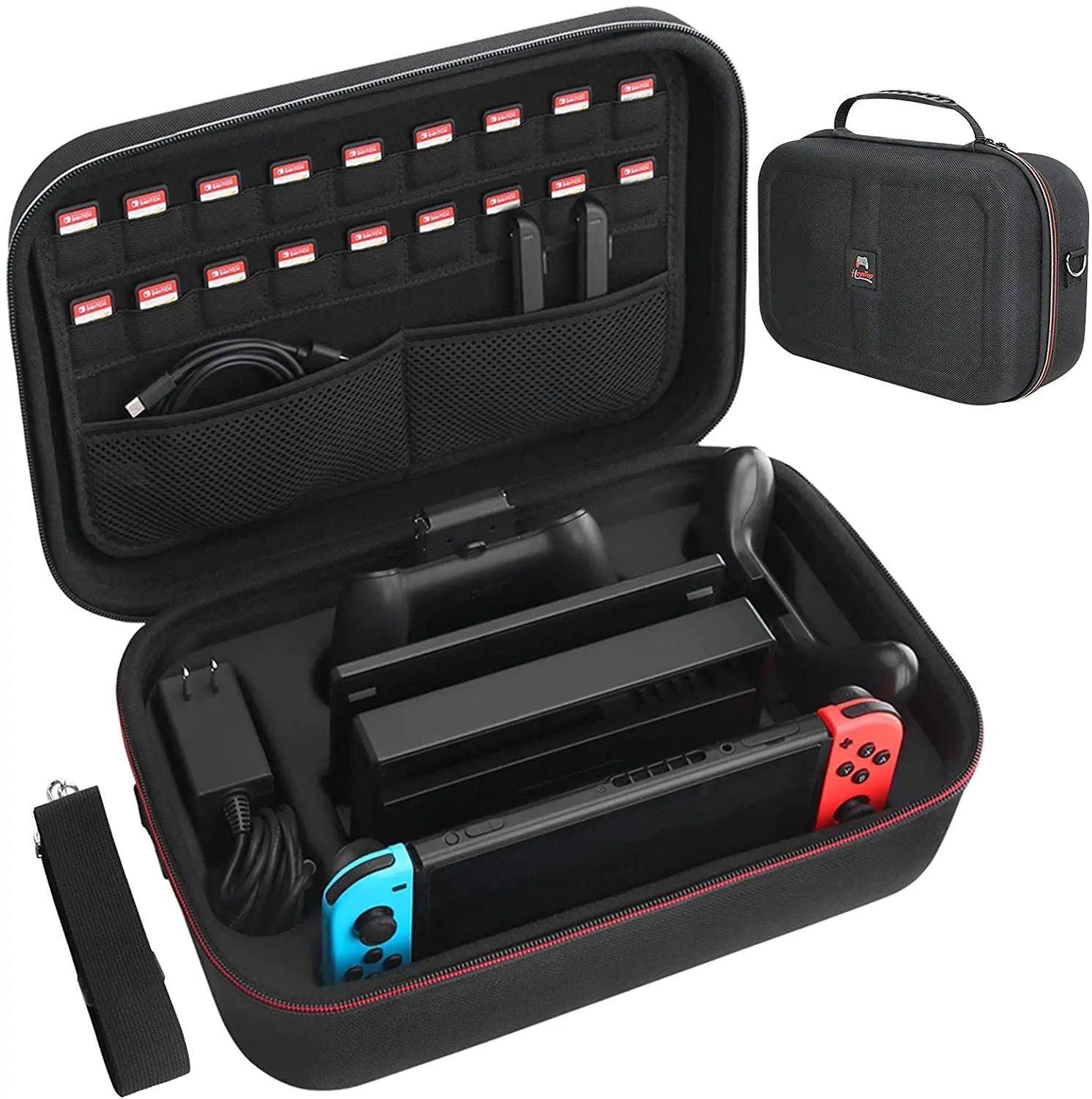 Sacoche de Transport et housse de protection pour Console de Jeux Nintendo Switch OLED - B-konnect