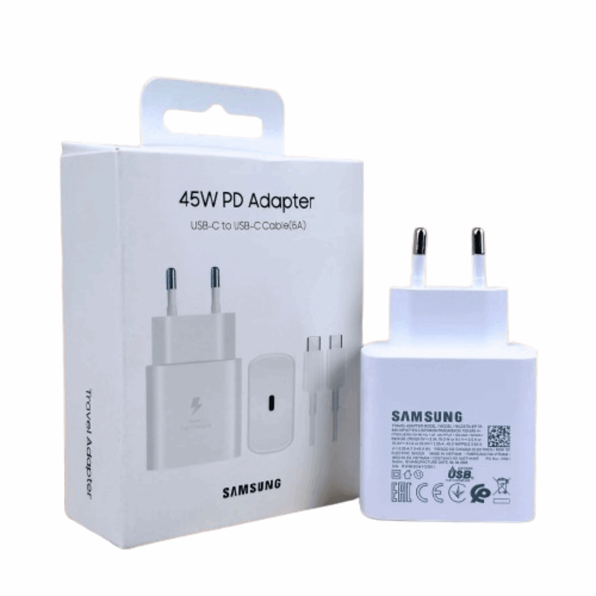 Chargeur Samsung de type C, 45W Charge Ultra Rapide - B-konnect