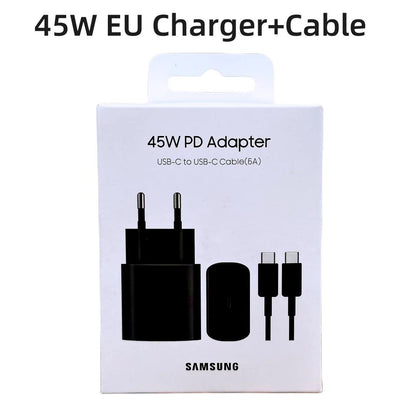 Chargeur Samsung de type C, 45W Charge Ultra Rapide - B-konnect