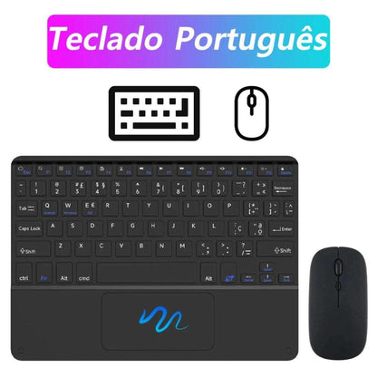 Pack Souris + Clavier sans fil Universelle Bluetooth 5.2 USB plusieurs langues - B-konnect