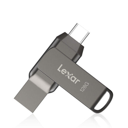 Clé USB Lexar® 256Go D400 Jumpdrive noire Ultras-Rapide, USB-C - B-konnect