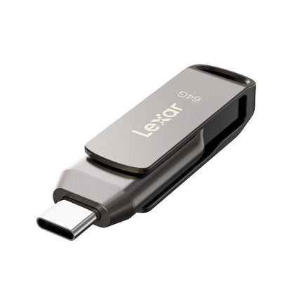 Clé USB Lexar® 256Go D400 Jumpdrive noire Ultras-Rapide, USB-C - B-konnect