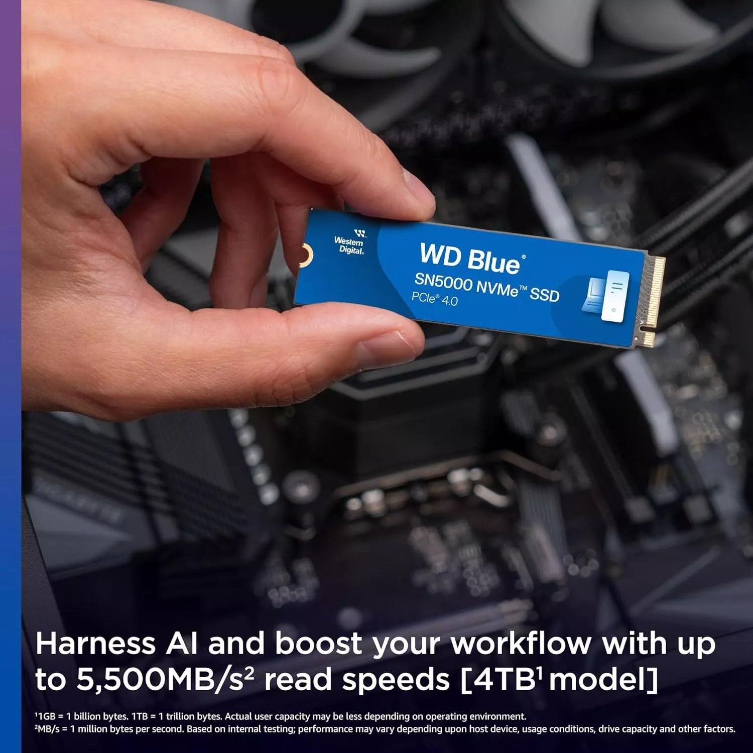 WD Blue SN580 SSD NVMe avec PCIe Gen 4.0 - B-konnect