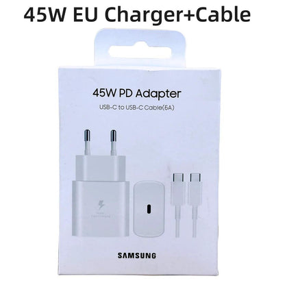 Chargeur Samsung de type C, 45W Charge Ultra Rapide - B-konnect